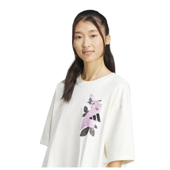 Adidas Γυναικεία κοντομάνικη μπλούζα Lens Elevated Graphic Tee